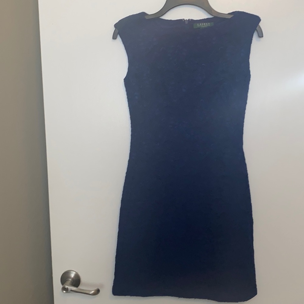 Lauren Ralph Lauren dress women’s navy blue